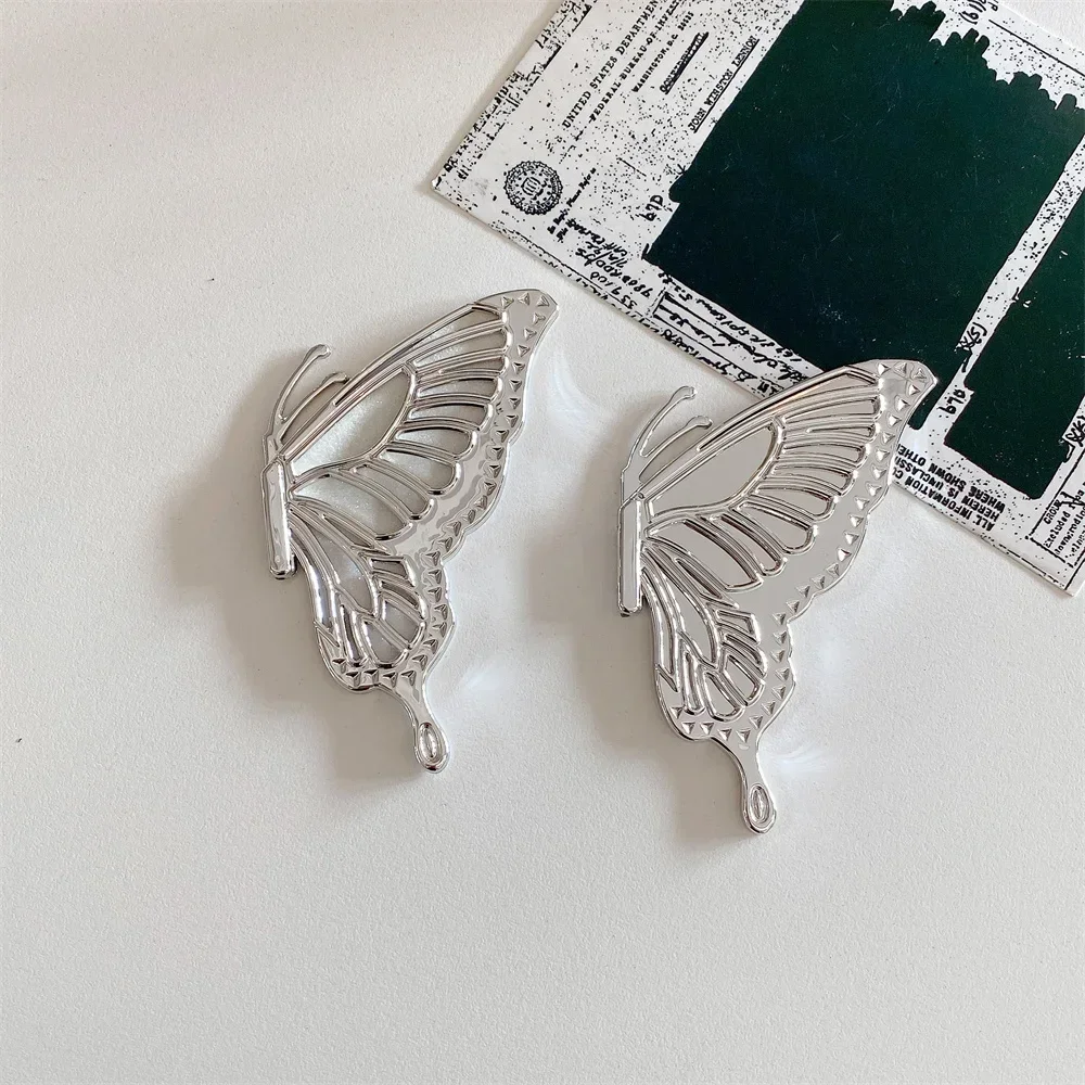 

Butterfly Finger Ring Holder Luxury Mobile Phone Holder Shockproof Full Protect Case For iPhone 15 Accessories Foldable Support
