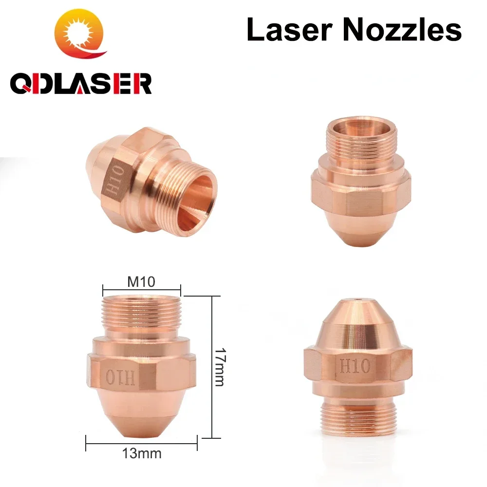 

Лазерные насадки QDLASER OEM, слой диаметром 28 мм, калибр 1,0-3,0 для оптоволоконной лазерной режущей головки OEM, 10 шт./партия