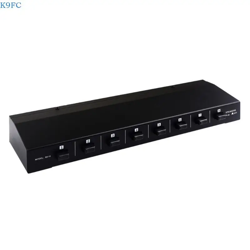 K9FC Amplifiers Speaker Switcher Box 10Hz-50KHz Sound Switching Distributor 4-16Ω