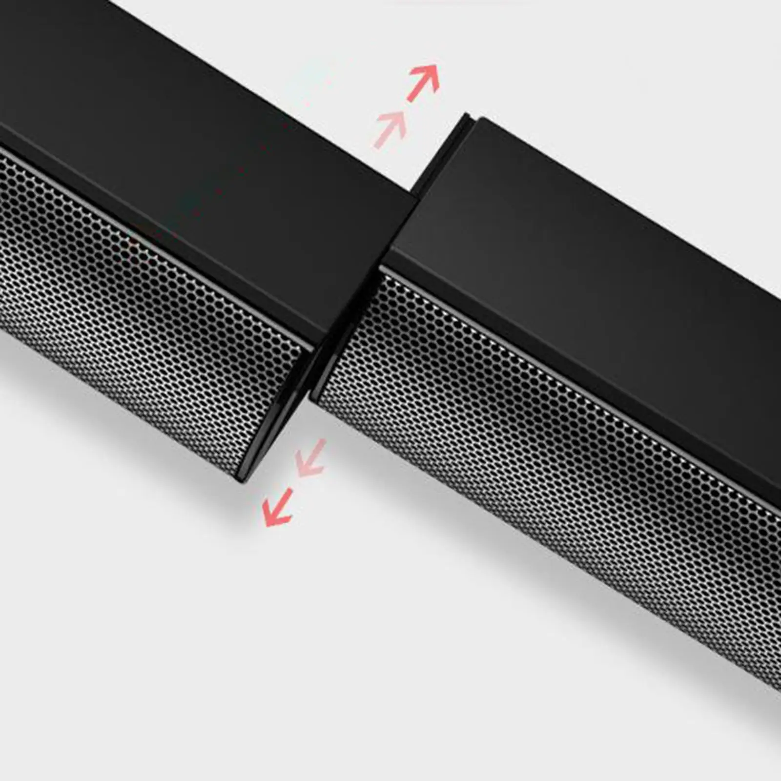 Portable Bluetooth Speaker Super Bass Detachable Dual Stereo Soundbar USB Plug Play for Computer Home Outdoor Party