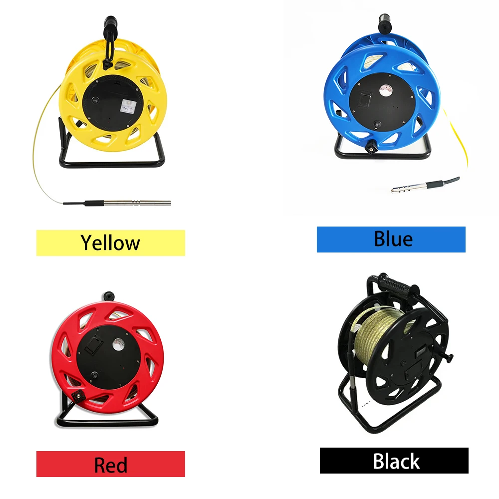 أدوات قياس مستوى قياس درجة حرارة الماء مقياس عمق الماء 150 متر رافعة المياه #5
