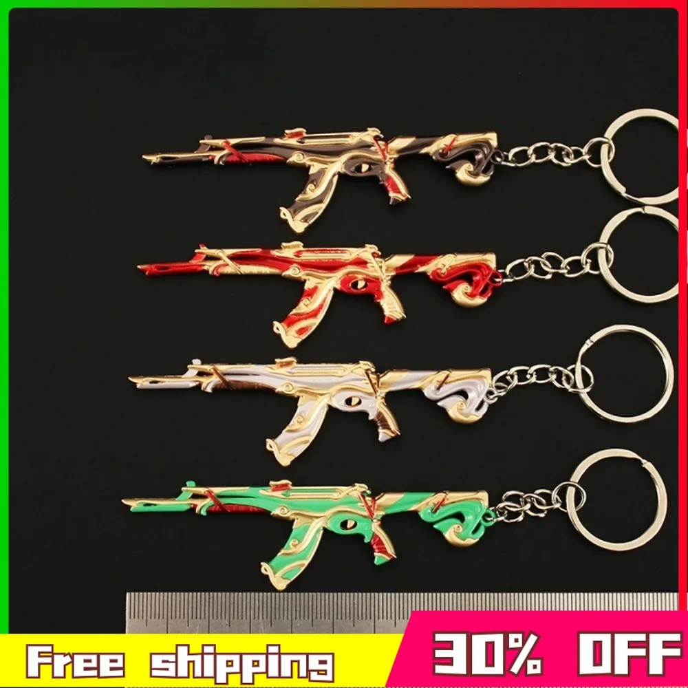In Stock 8cm New Valorant VANDAL‌ Keychain Game Peripherals Metal Model Desktop Decoration Birthday Gift Toys Can Be Wholesaled