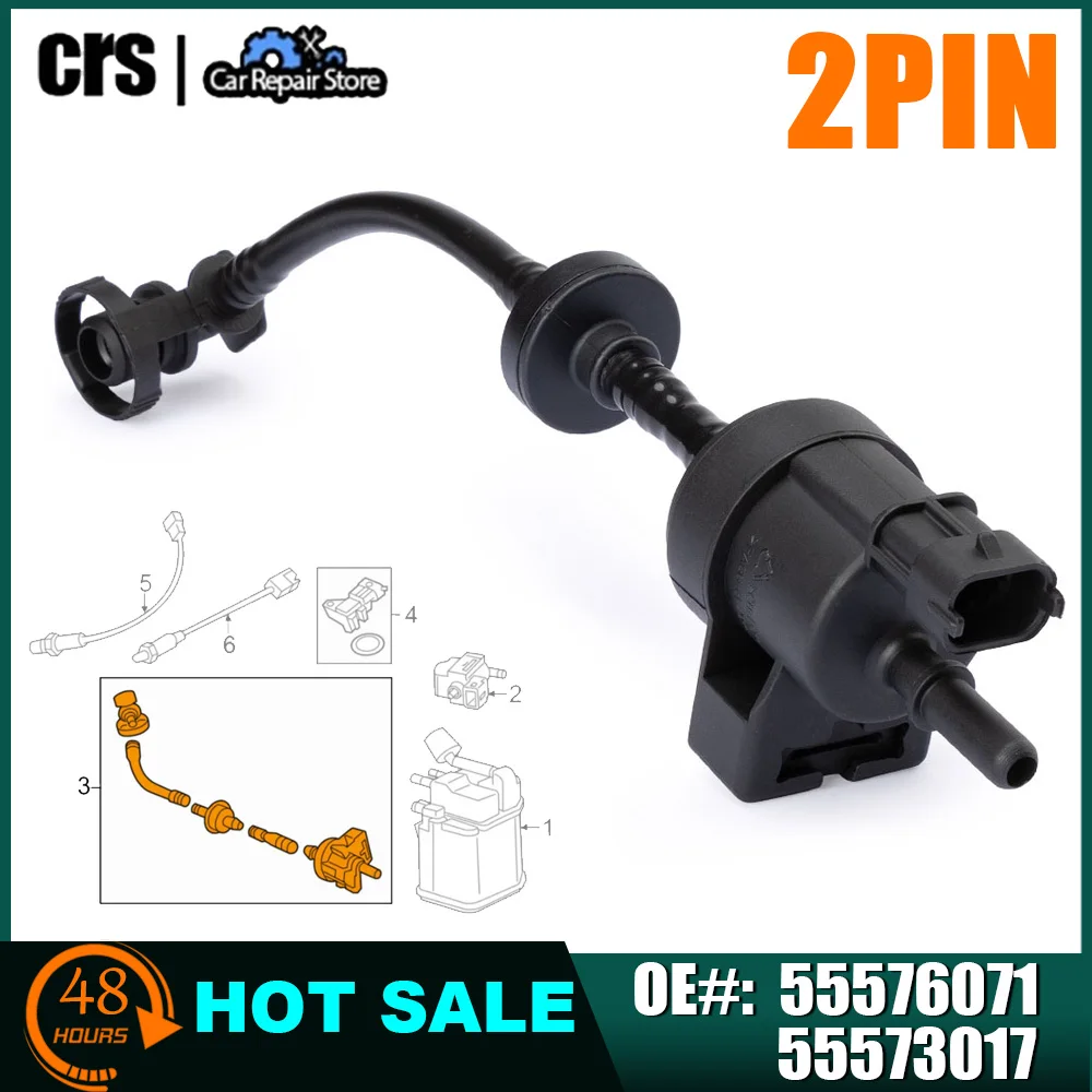 

Vapor Canister Purge VCP Valve 55576071 55573017 For Buick Encore For Chevrolet Cruze 2013-2015 Sonic 2013 -2018 Trax 2015-2018