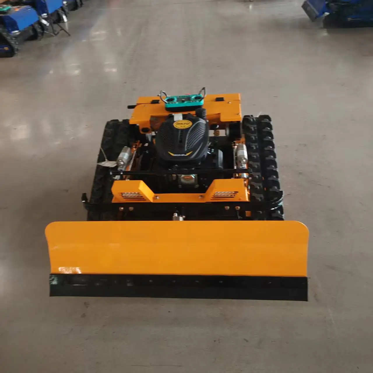 Remote Control Lawn Mower, Automatic Climbing, Garden Weed Remover,High Efficiency for Household Use, Install Snow Shovel, 500mm