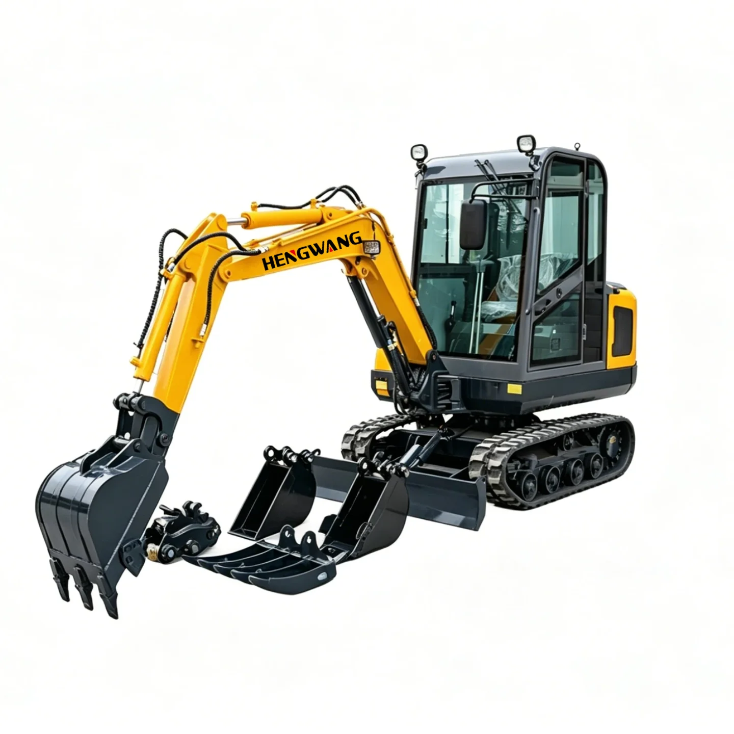 2.5Ton Compact Crawler Excavator Hydraulic Mini Digger for Road Construction Projects