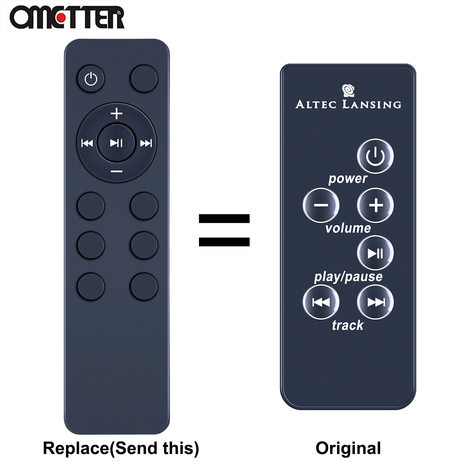 ポータブルオーディオシステム用のリモコン,altec lansing,inmotion im3およびim3c,replace,new