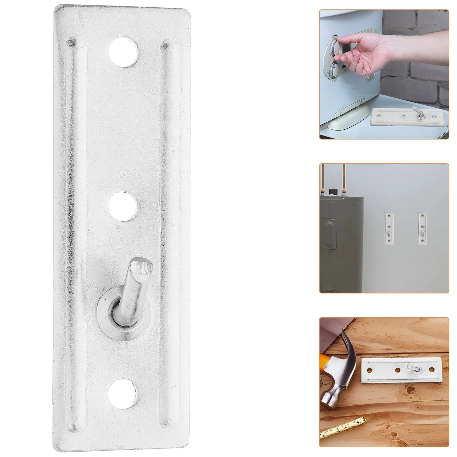 4Pcs Water Heater Mounting Bracket Space Saving Invisible Hollow Wall Solution Heavy Duty Metal Hanging Stand for Hot Water