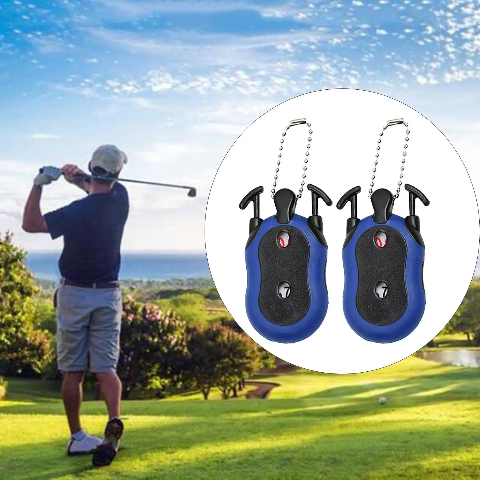 Plastic Golf Score Counter Bracelet for Women Kids Digital Wrist Stroke Tally Keeper Easy Read Golf Accessories Training