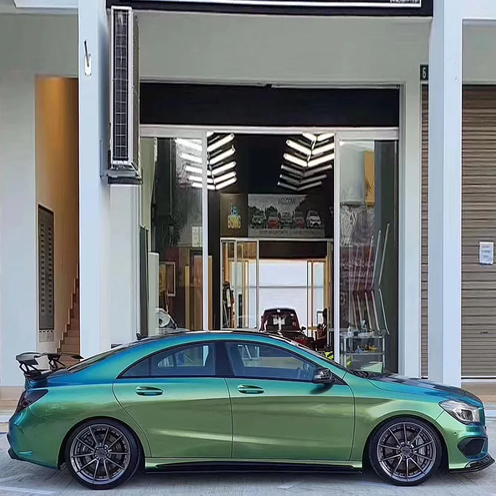 

Vinyl Wrap Colors Glitter Chameleon Wrap Vehicle Vinyl Gloss Color Shift Jungle Green