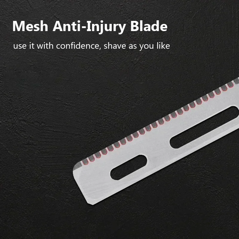 15 قطعة/صندوق شفرات حلاقة من جانب واحد للرجال ماكينة حلاقة آمنة من الفولاذ المقاوم للصدأ استبدال شفرة حلاقة لوازم الحلاقة