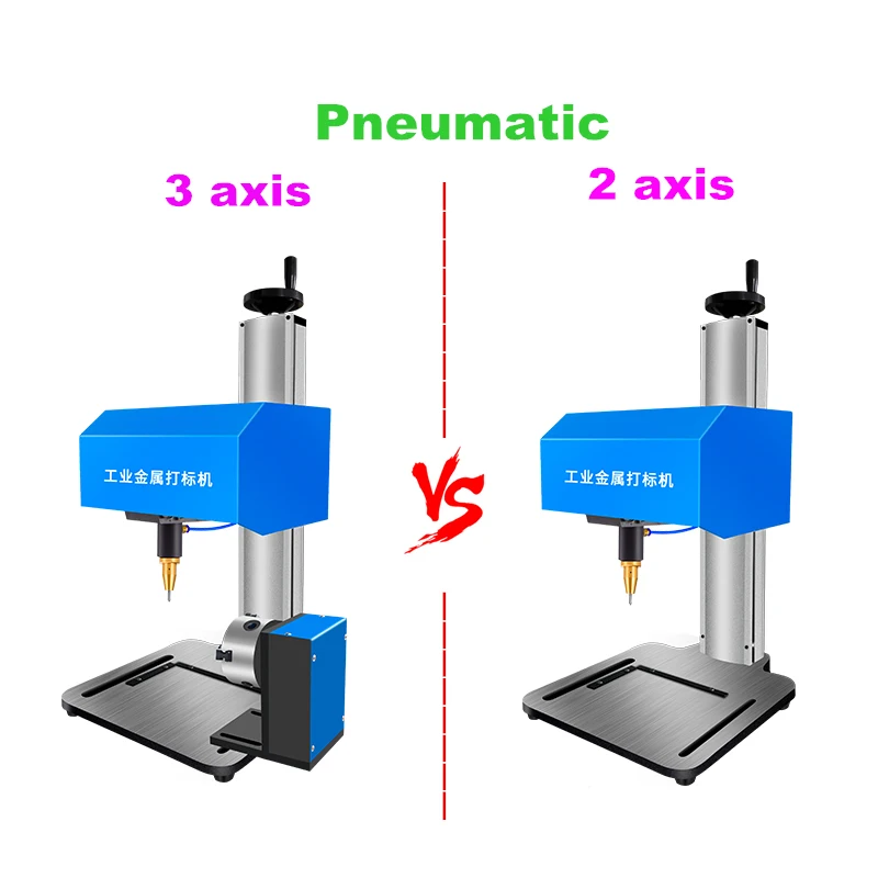 Desktop Portable Metal Signage Nameplate Marking Machine 3axis Touch-screen Electric Pneumatic Lettering Machine 300x200mm for