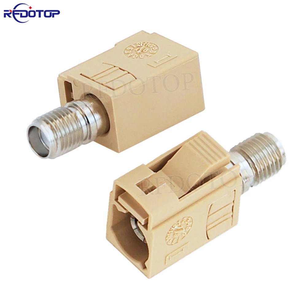 1Pcs Fakra Code I Female Jack to SMA Female Jack Adapter 50 Ohm High-Quality Fakra to SMA RF Coaxial Connector