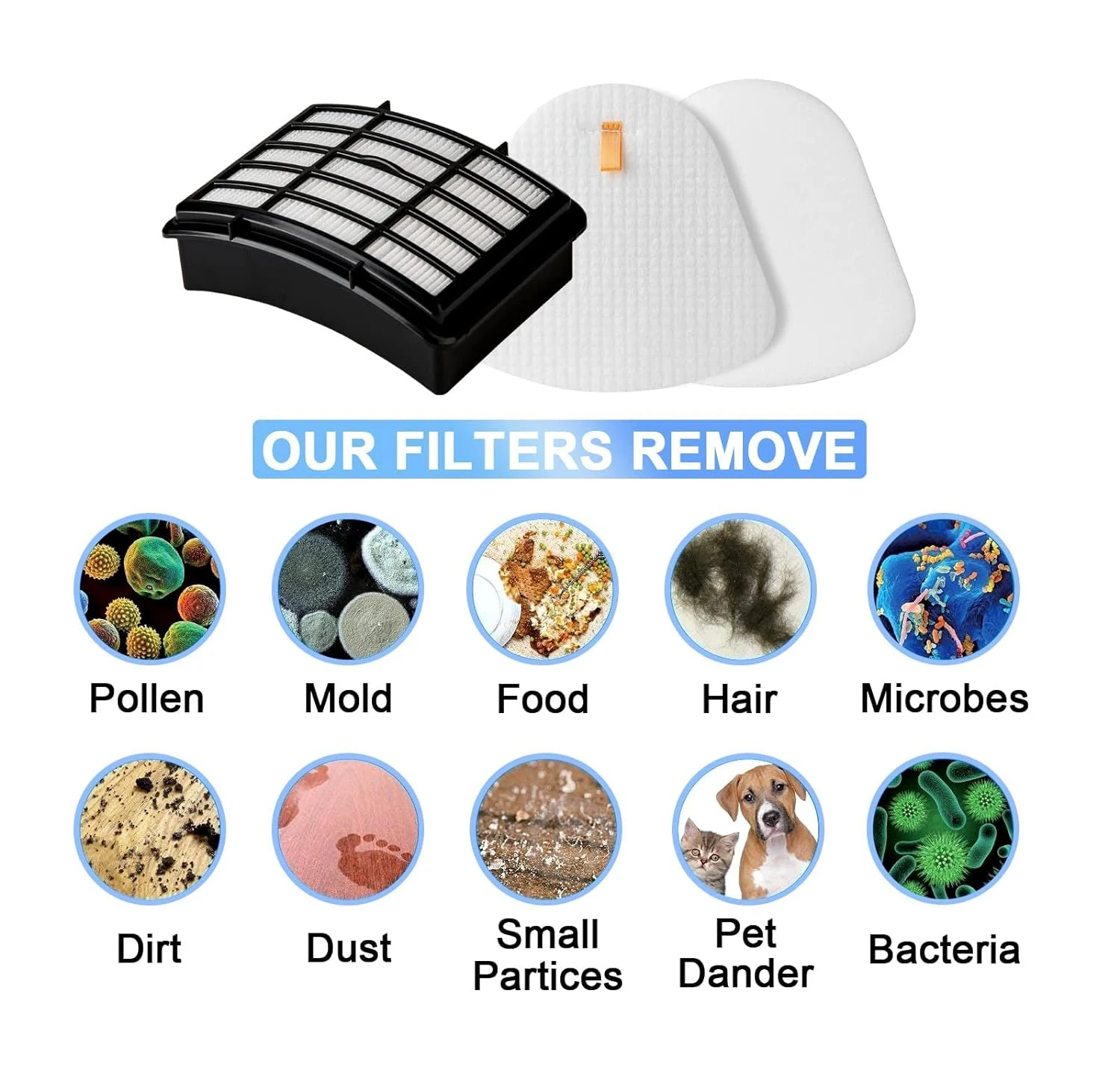 ตัวกรองสำหรับเครื่องนำทางฉลามยกออกไป NV350 NV360 NV351 NV352 NV355 NV356E NV357อะไหล่เปลี่ยนเครื่องดูดฝุ่นใน NV391 NV370