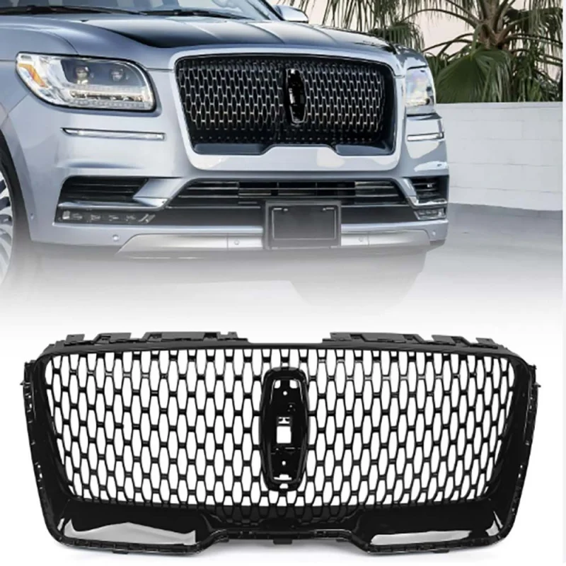 

Подходит для модели Ford Lincoln Navigator 2018, решетка с гальваническим покрытием JL7Z8200-BA JL7B8200BESMAS