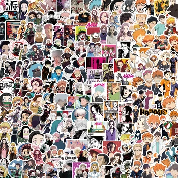 Anime Jujutsu Line Dämonentöter Verteilung!! NANA Aufkleber Cartoon Coole Aufkleber für Kinder Laptop Gepäck Skateboard Gitarre Aufkleber