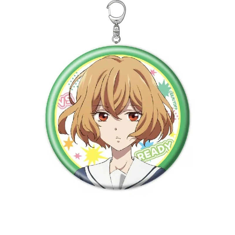 Anime Young Ladies Don't Play Fighting Games Mizuki Aya Circle  Acrylic Pendant Keychains Bag Decorations Fans Gifts