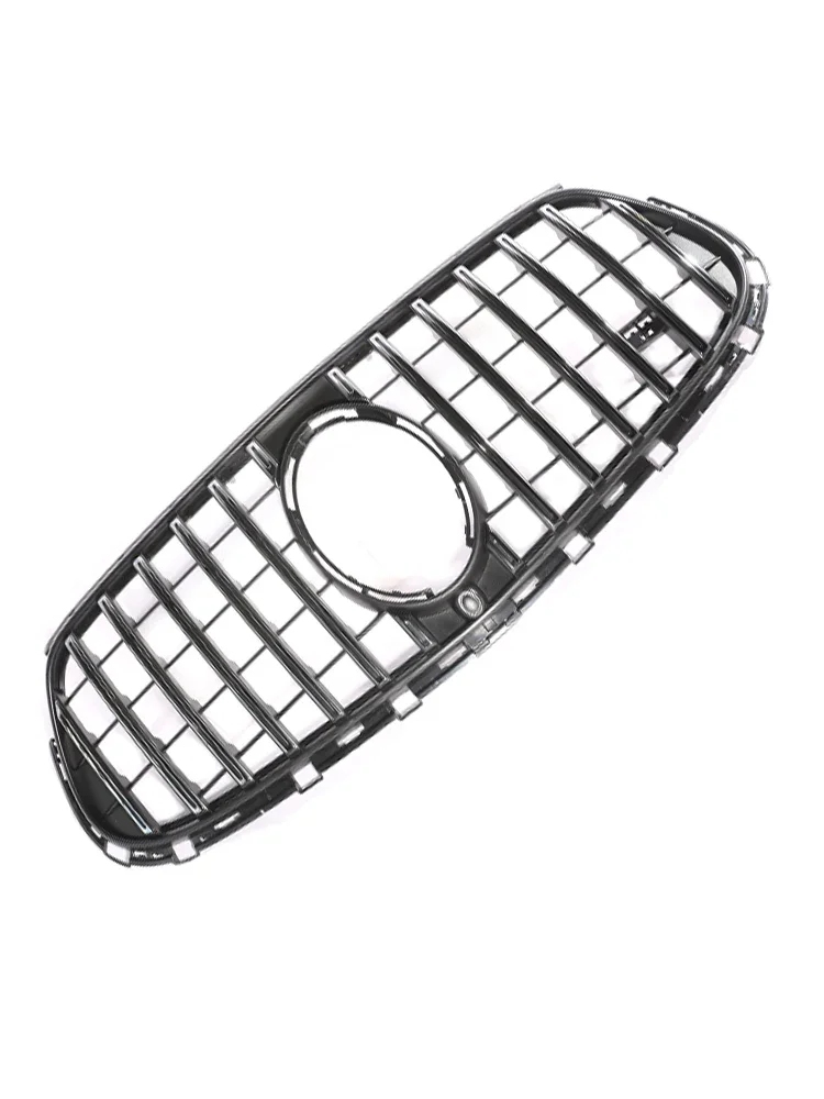 Front Panamericana GT Style Grille For Mercedes Benz GLC X254 2023 2024 Facelift AMG Executive Grille Black Chrome Auto Part