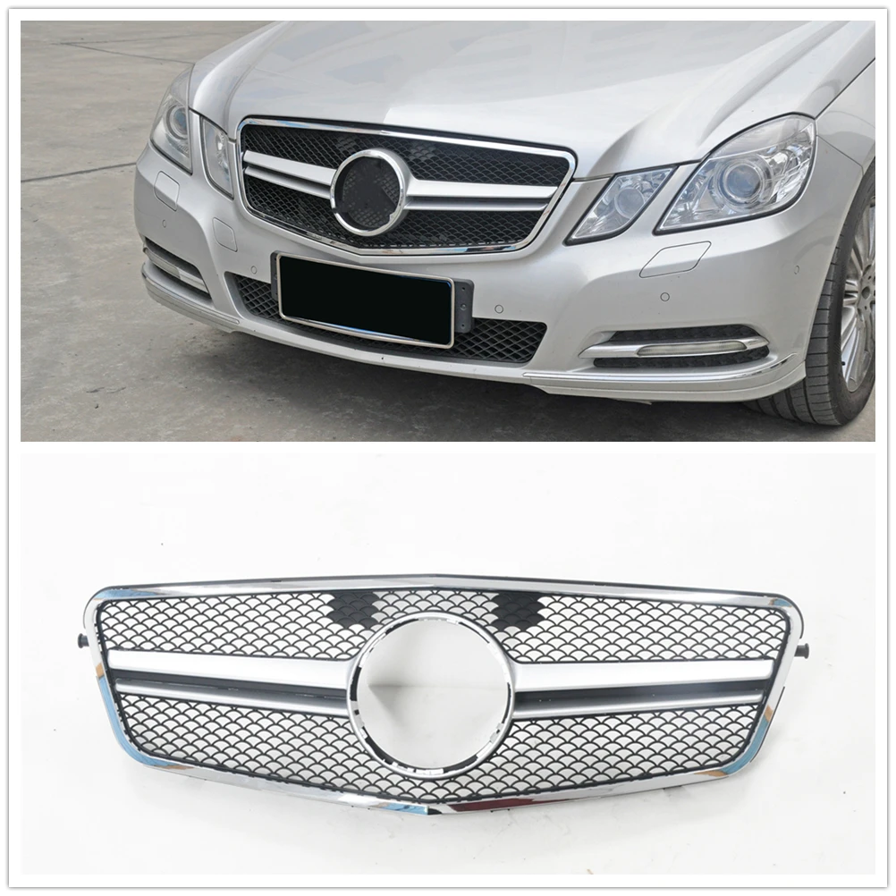 

Car Front Grille Upper Bumper Hood Mesh Racing Grill For Mercedes Benz W212 E Class 2009-2013