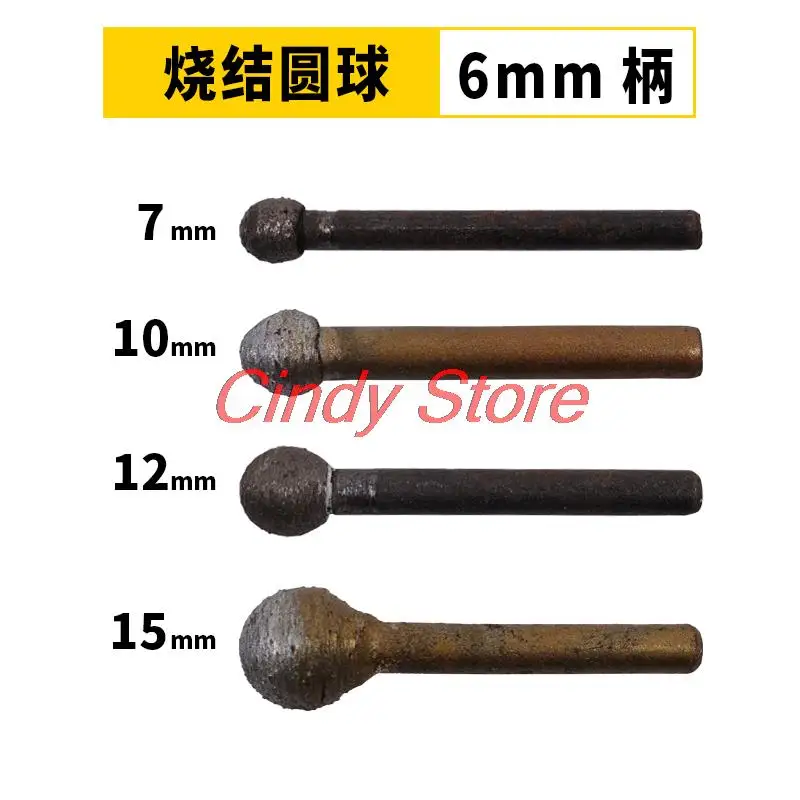 1PC 14-28mm Convex Ball Carving Tools Sintered Diamond Grinding Heads Stone Marble Granite Round Ball Eyeball Engraving Heads