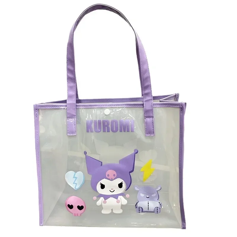 Saco de armazenamento impermeável para meninas, Kuromi Anime, Kawaii, Sanrio, fofo, minha melodia, desenhos animados, Pochacco, presentes