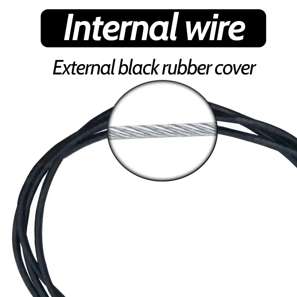 Fitness Machine Replacement Cable Pulley Cable Heavy Duty Steel Wire Rope For Home Gym Cable Machine Strength Workout