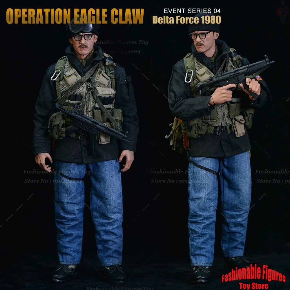 

UJINDOU UD9026 1/6 Men Soldier U.S. ARMY DELTA FORCE OPERATION EAGLE CLAW 1980 Full Set 12inch Action Figure Model