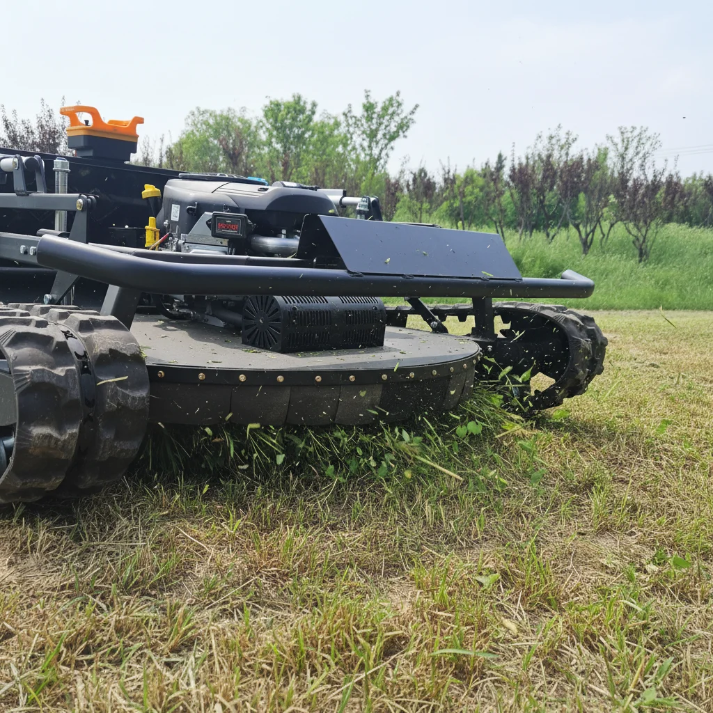 Hot Sale New Remote Control Crawler Mower Cordless Electric Lawn Mower for Commercial Use