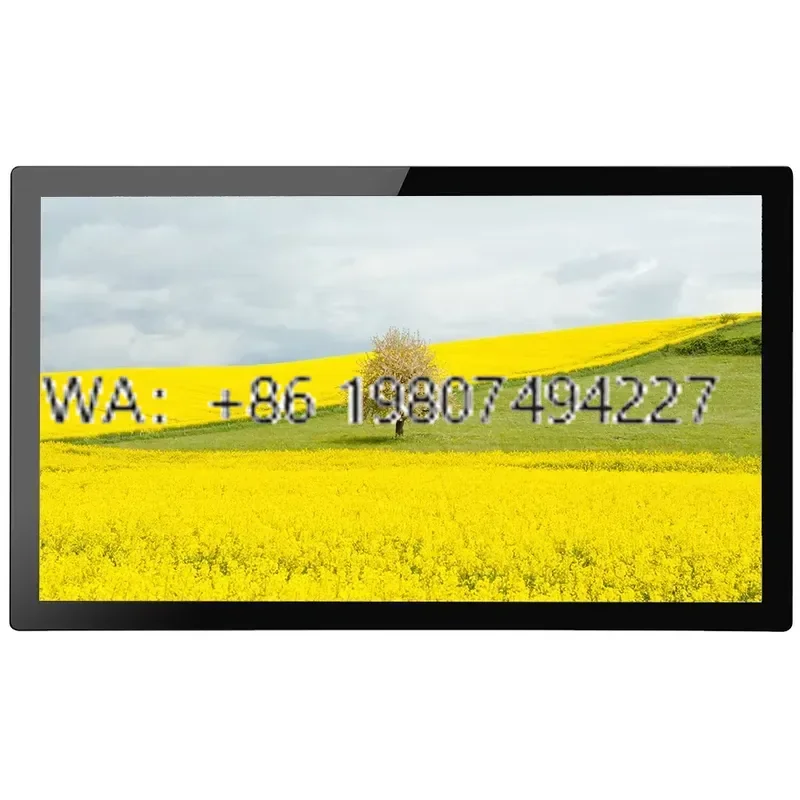 32 Inch Android Waterproof Capacitive Touch Screen USB VGA DVI LED Embedded Open Frame Display New Resistant