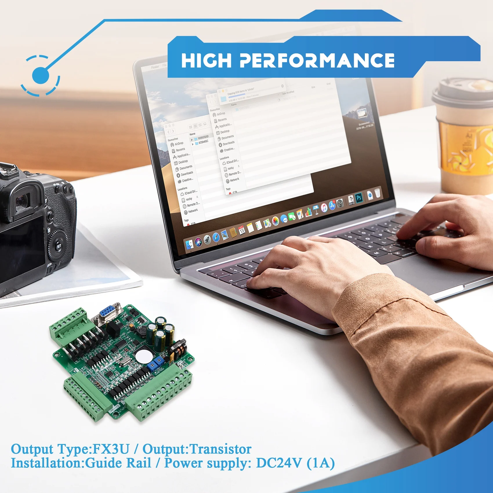 [NEWA76K!】 High Speed With Analog Programmable Controller PLC Industrial Board