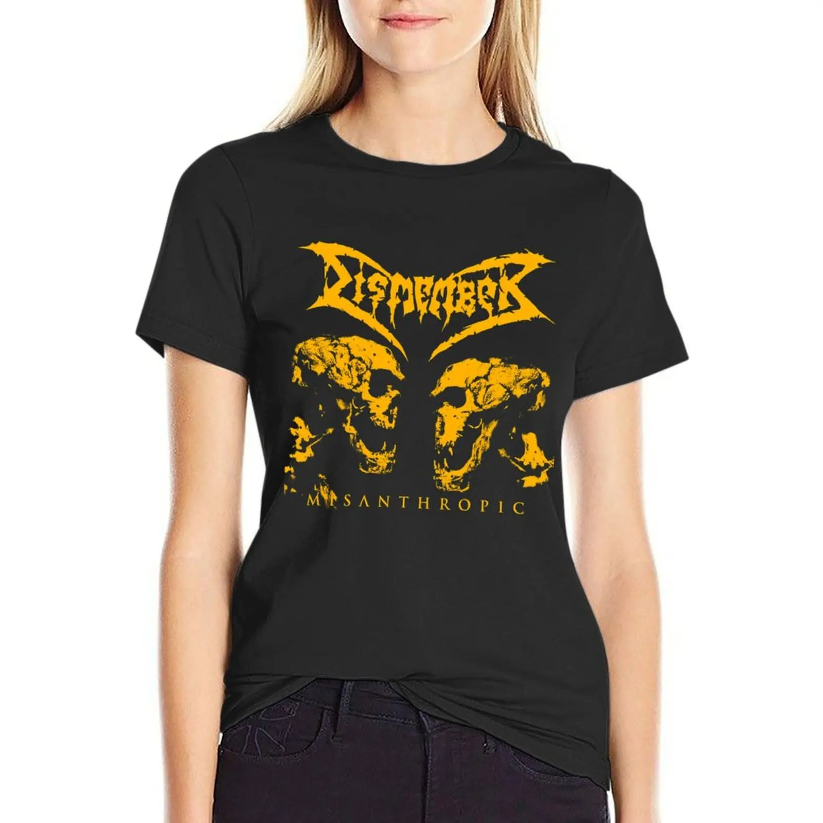 

Dismember T-Shirt female funny plain new edition black t shirts for Women