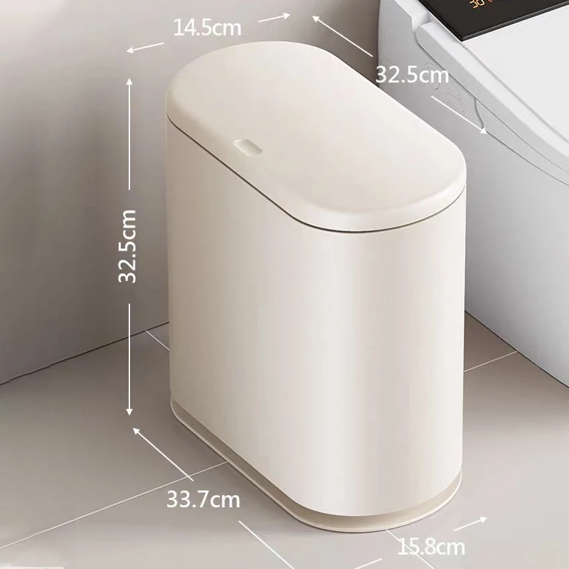 VEEHOME Creative Double Layer Plastic Trash Can For Living Room Kitchen Bathroom No Lid Narrow Space Storage Bucket Sewing Cloth