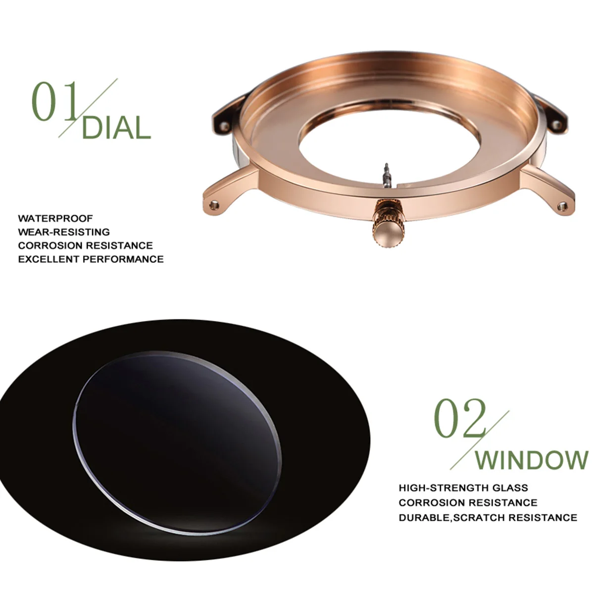 هانا مارتن العلامة التجارية الأعلى النساء ساعات المعصم مقاوم للماء 36 مللي متر موضة فاخرة رقيقة جدا جلدية الإبداعية ارتفع الذهب السيدات الساعات