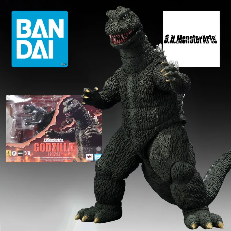 BANDAI Original S.H.MonsterArts 1972- Kidora Angelas Gigan Godzilla Anime Figures Toys For Boys Christmas Gift Collectible Model view 6