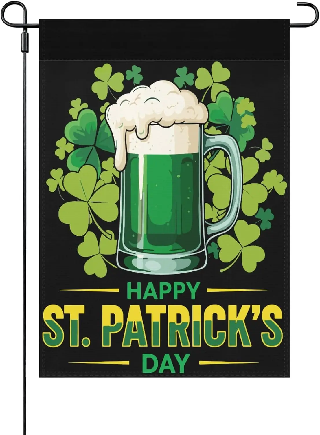 Luckys Me I Found Beer St Patricks Outdoor Flag 12x18 Unique Garden Flags For Backyard Outdoor Sign AAO YYX EEZ