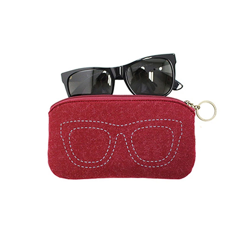 ورأى نظارات حقيبة المحمولة لينة سستة نظارات القراءة حامي النظارات الشمسية الحقيبة النظارات الشمسية صندوق حقيبة مستحضرات التجميل حقيبة القلم #5