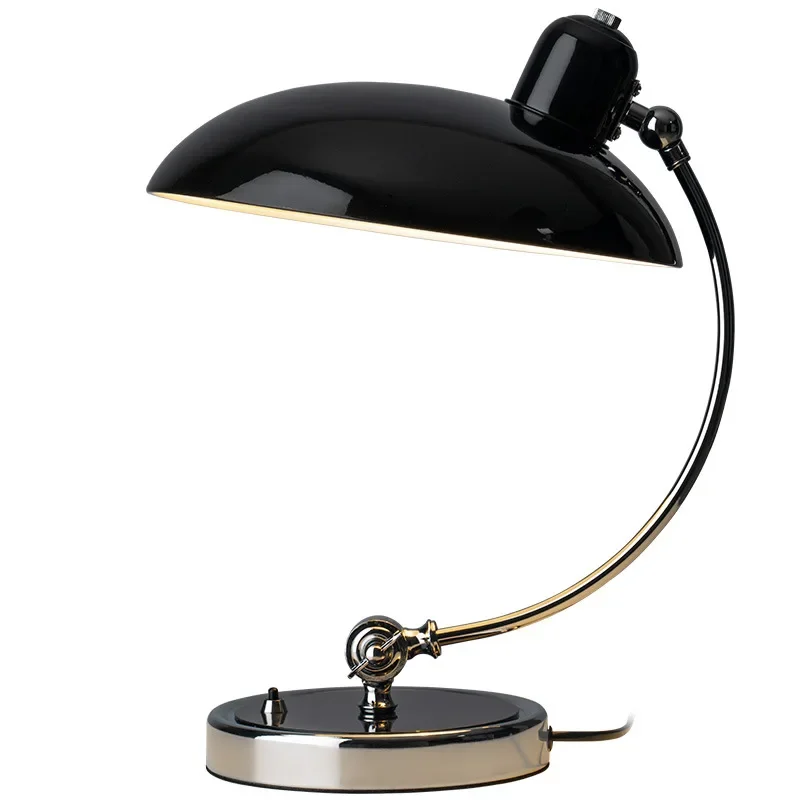 Residencial Chrome Table Light, sala de leitura de cabeceira, lâmpadas nórdicas retrô, lâmpadas de mesa de luxo, presente para decoração doméstica