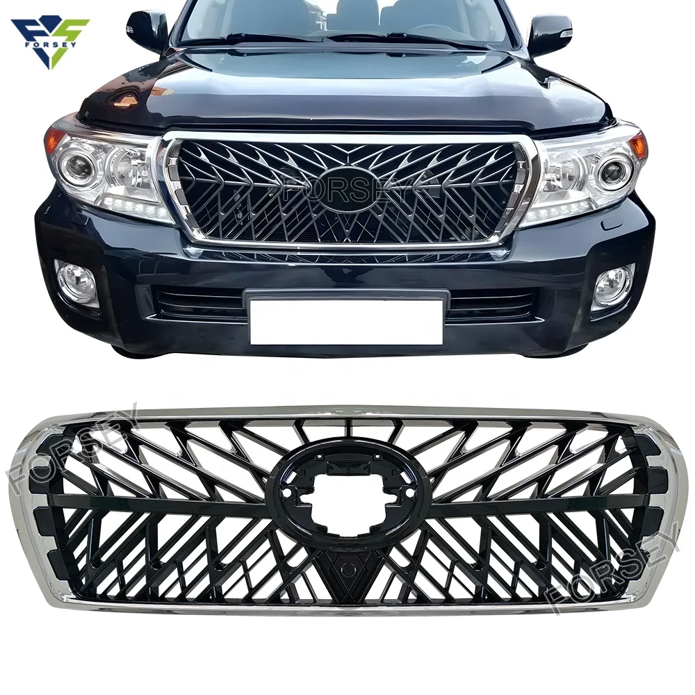 

Автомобильная решетка переднего бампера для Land Cruiser 2012-2015 LC200, высококачественные автомобильные аксессуары