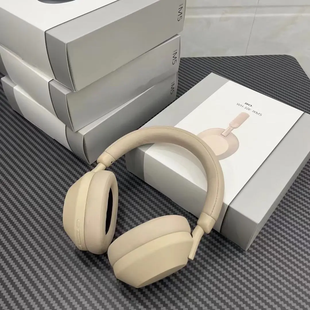 

WH1000XM5 true wireless Bluetooth headset with stereo sound for sports games, suitable for Sony
