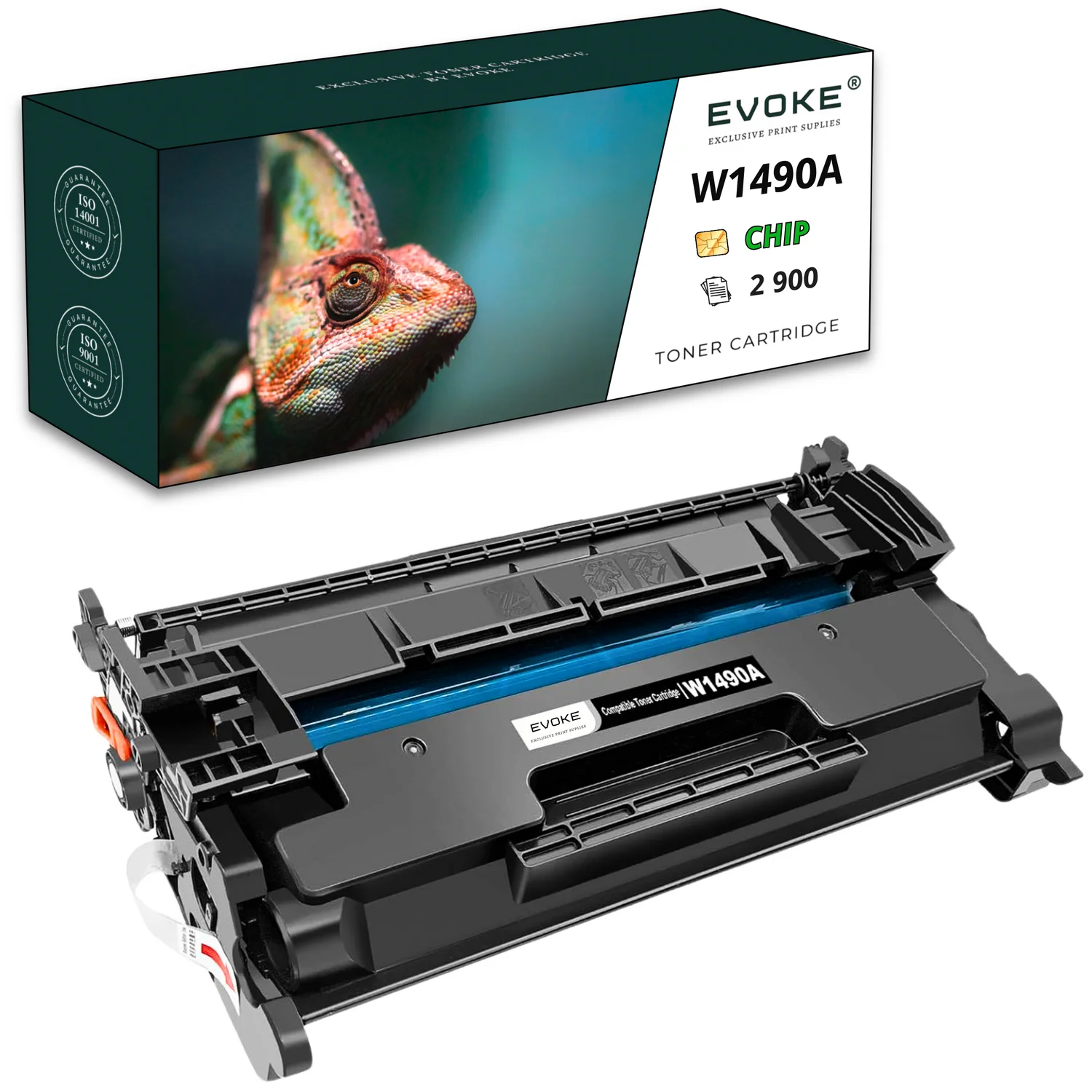 Evoke Compatibele Toner voor HP W1490A 149A Zwart met Chip 2900 Pagina's Laserjet Pro 4002Dn 4002Dne 4002Dw Mfp 4102Dw 4102Fdn