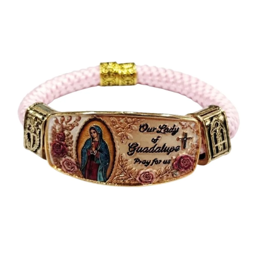 Faith Over Fear Faith Over Fear Bracelet Stainless Steel Retro Style Faith Scripture Bracelet Religious Bible Verse