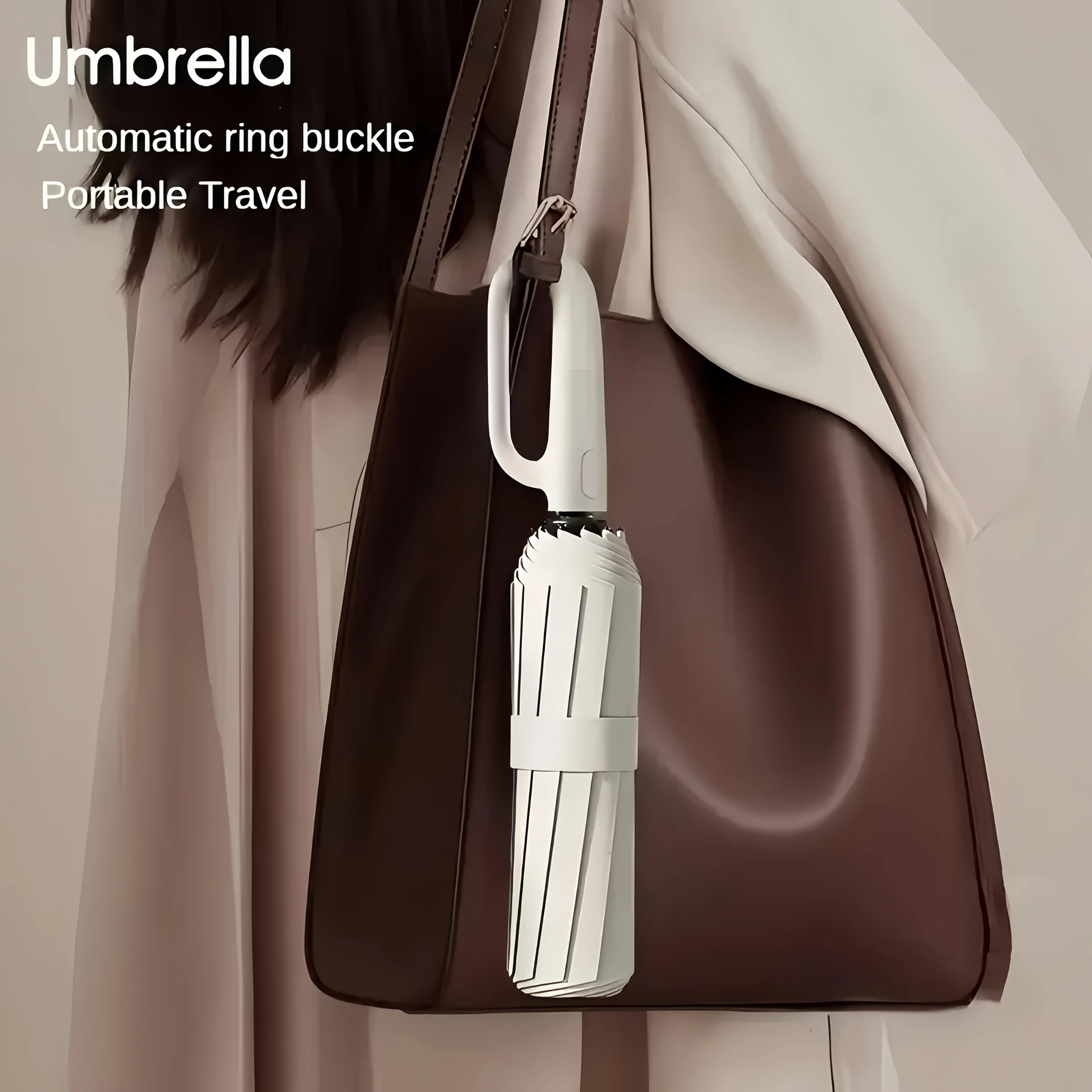 자외선 차단 캐주얼 접이식 UPF50+ 자동 우산 루프 - Travel Umbrella Compact 리뷰 및 가격