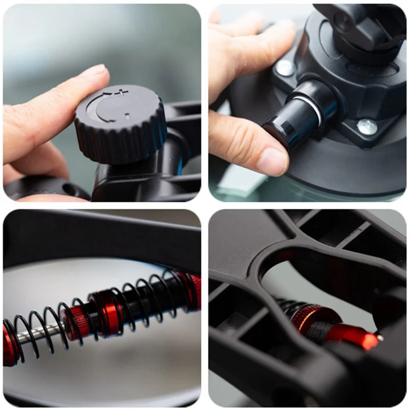 Y23A-Z-Axle Camera Car Bracket Suction Cup Mount For DJI Osmo Pocket 3 Gimbal Car Holder Stabilizer Car Windshield - Image 2