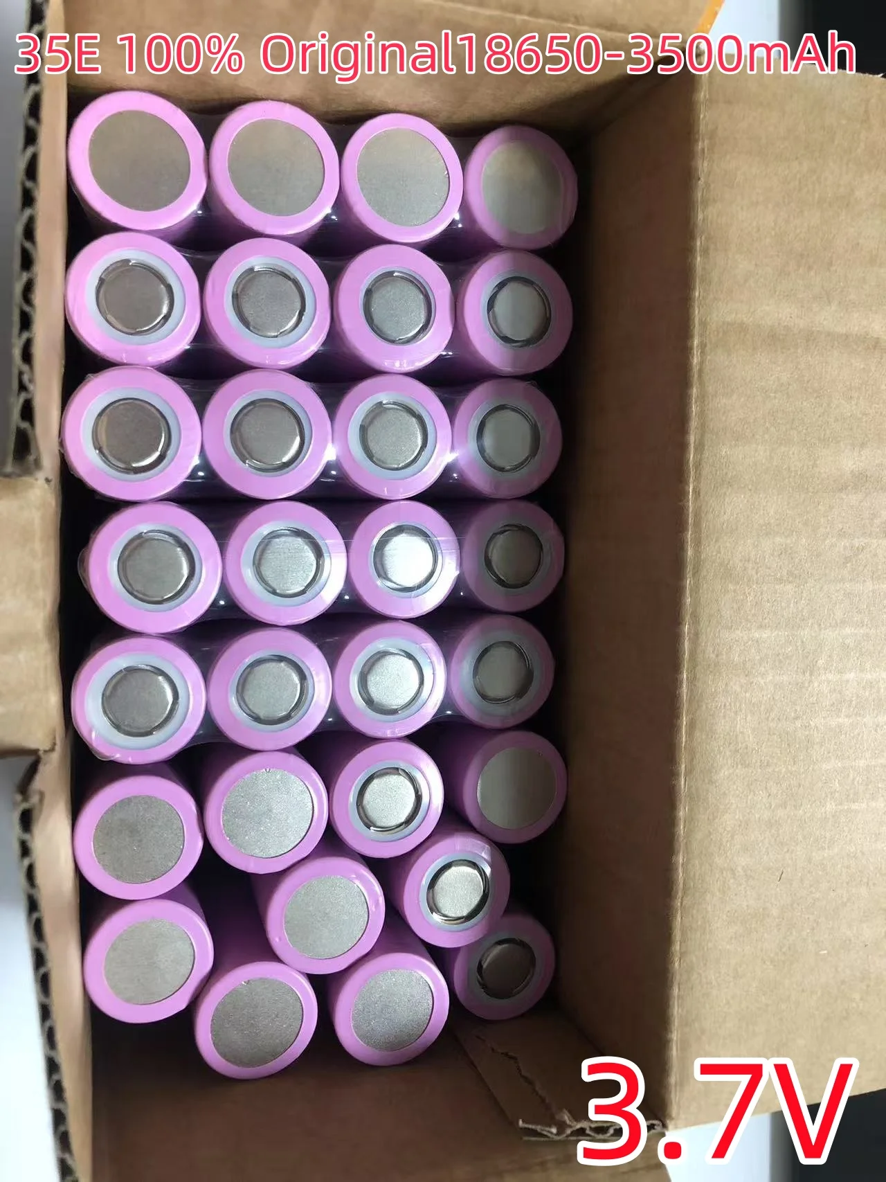 

3.7V 100% Original 2025 New Bestselling 18650 3500mAh 25A Discharge INR18650 35E 1-100PCS Li-Ion Oplaadbare Battery