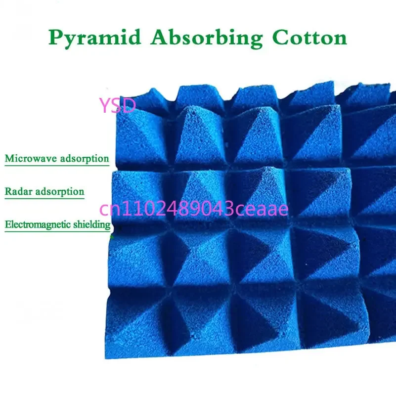 Cone Cotton Pointed Absorbing Microwave Radar Automobile Electromagnetic Shielding Interference Darkroom Absorbing Foam Material