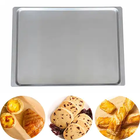 New 315*435mm Baking Tray Even Heating Aluminum Alloy Baking Pan Non-stick Oven Tray