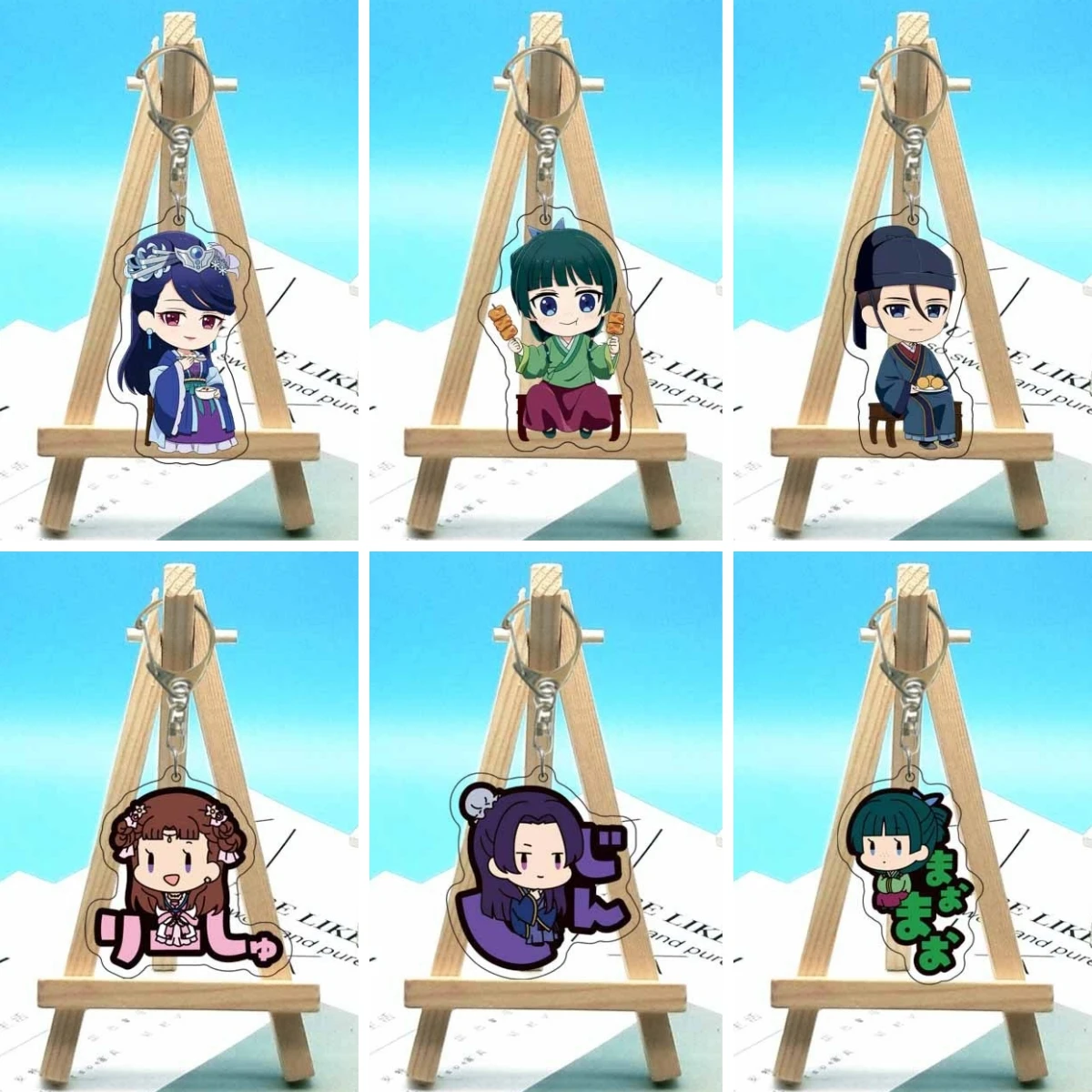 

Мультфильм «Дневники аптекартии» аниме Kawaii акриловый брелок аксессуары для девочек и мальчиков рюкзак кулон Шарм Декор подарки на день рождения