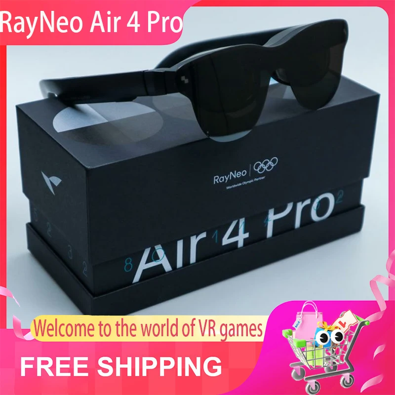 [2025 New Product] RayNeo Air4 Pro Smart AR Glasses Smart Glasses HD Giant Screen Viewing Glasses