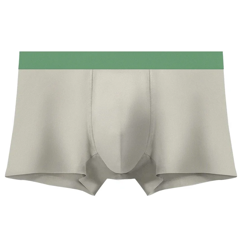 

Мужские антибактериальные хлопковые трусы-боксеры с четырехсторонней резинкой - тонкая модель - дышащие спортивные трусы - шорты с плоской талией