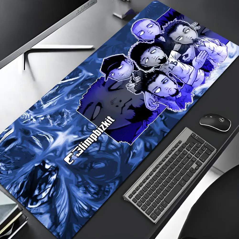 L-Limp B- Bizkit Rock Band Mouse Pad Cartoon Lockedge Large Gaming Pad Computer Gamer Keyboard Mat Desk Mousepad PC Desk Pad