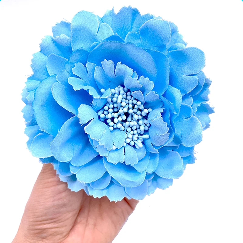 Bride Hair Accessories Wedding Single Party Shooting Props Floral Fall Peony Hair Flower Clips Brooch Boutique Hair Accessories image 3